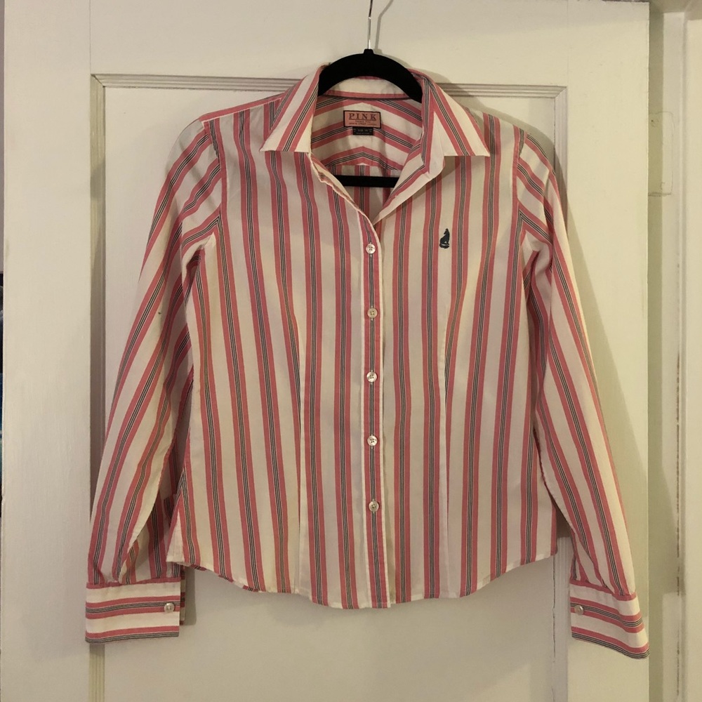 Thomas Pink striped shirt